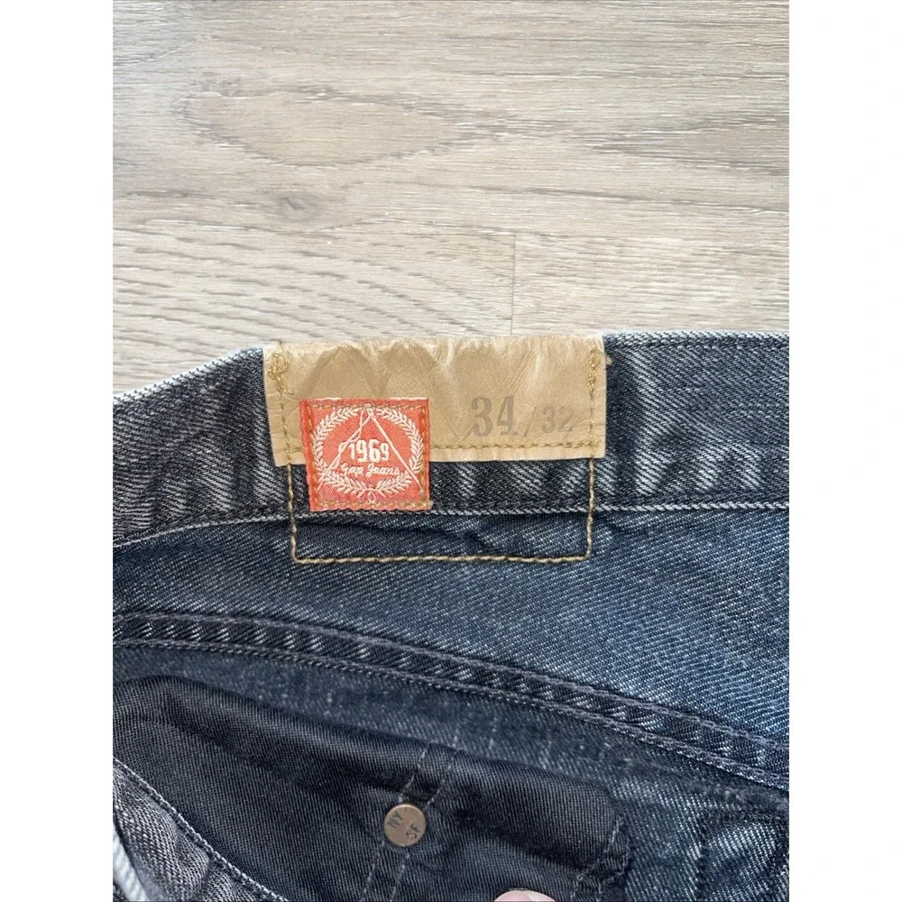 Gap 1969 Low Rise Boot Fit Jeans Authentic Japanese Denim Mens Size 36x32